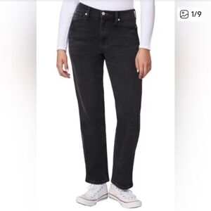 Scotch & Soda Women's Black Straight Leg Jeans